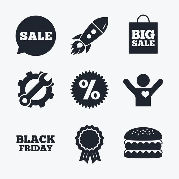 Sale speech bubble icons — Stock Vector