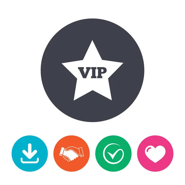 VIP-teken pictogram. lidmaatschap symbool. — Stockvector