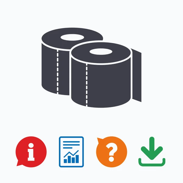 Toilet papers sign icon. — Stock Vector