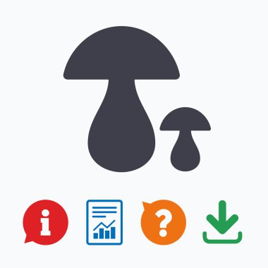 mantar işareti simgesi.