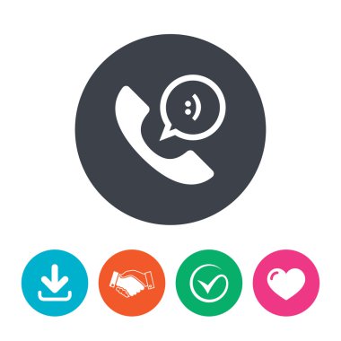 telefon işareti simgesi. simge desteği.