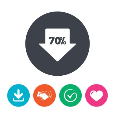 yüzde 70'inin satışı ok