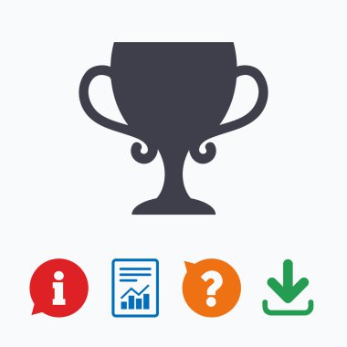 Kazanan Kupası işareti simgesi.