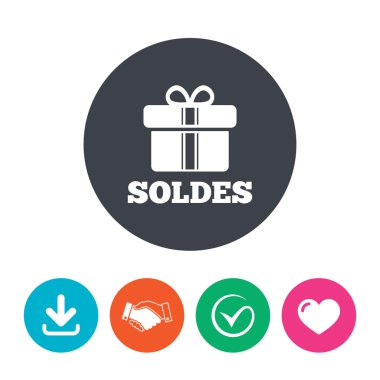 Soldes - Fransız işareti satışında
