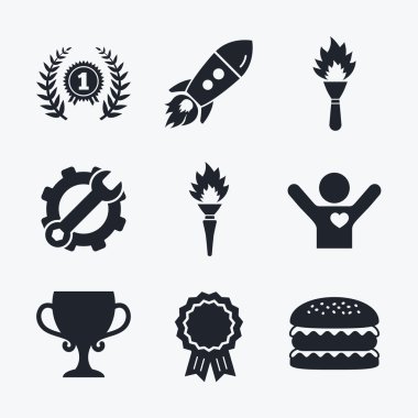 Birincilik Ödülü Kupası simgeler.