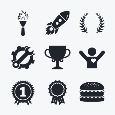 Birincilik Ödülü Kupası simgeler.