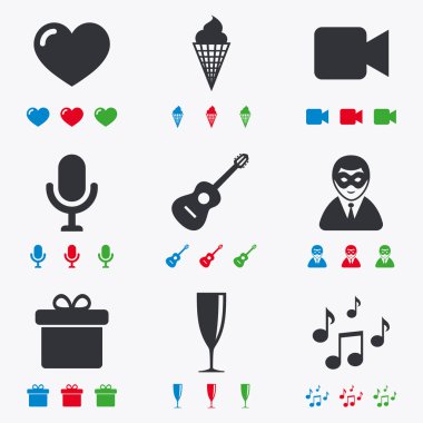 Parti kutlama, doğum günü simgeler. Karnaval.