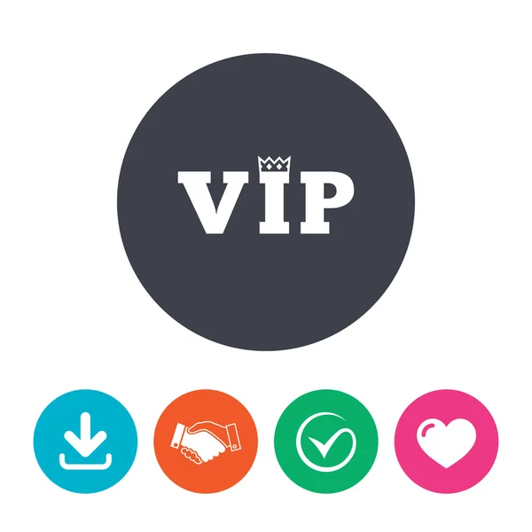 VIP-teken pictogram. lidmaatschap symbool. — Stockvector