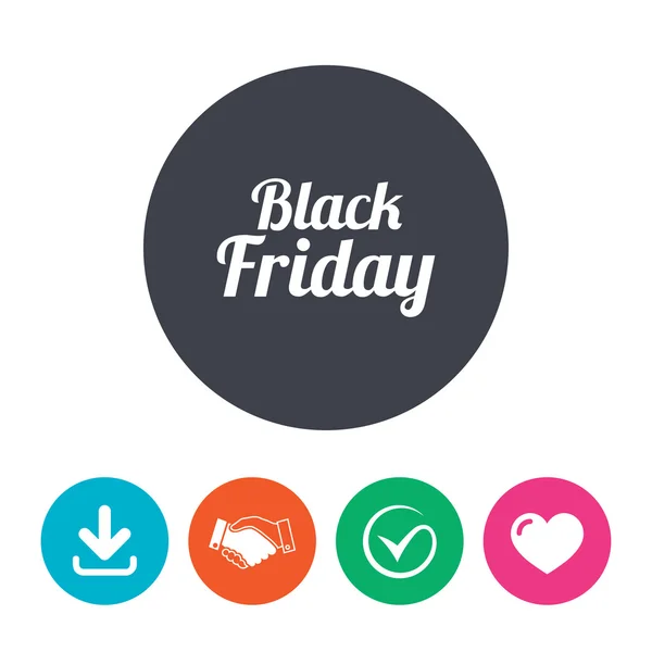 Black Friday sale icon. — Stock Vector