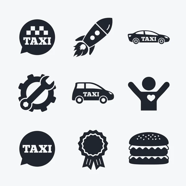 Public transport icons. — Stock Vector