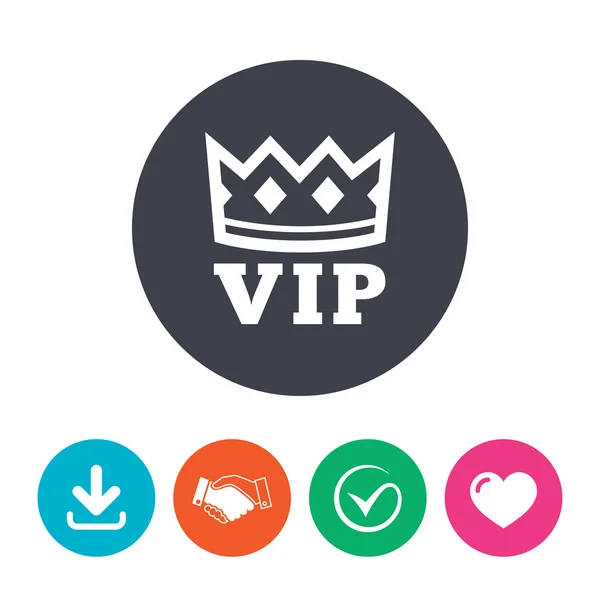 VIP-teken pictogram. lidmaatschap symbool. — Stockvector