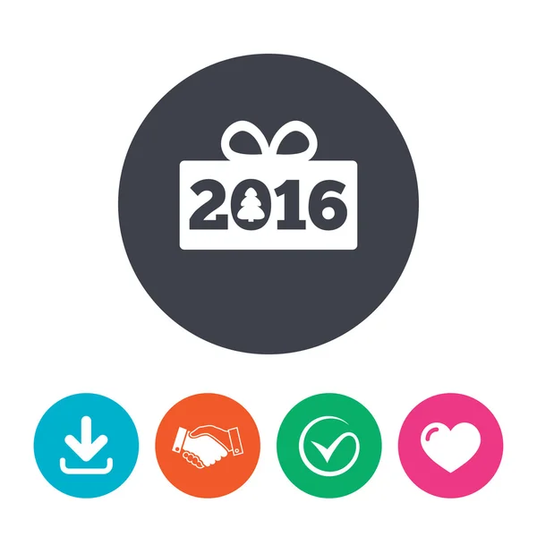 Bonne année 2016 signe — Image vectorielle