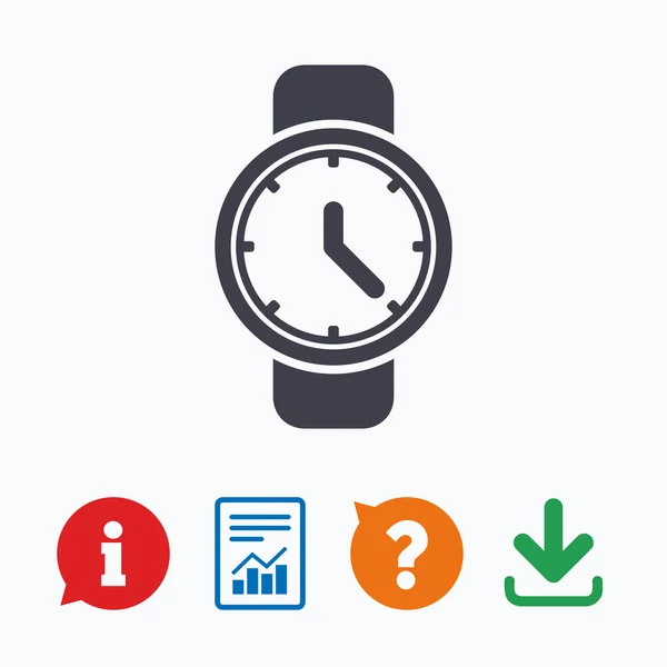 Wrist Watch sign icon. — Stock Vector