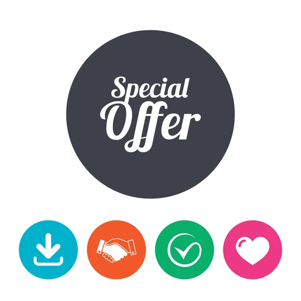 Special offer sign icon — Stock Vector