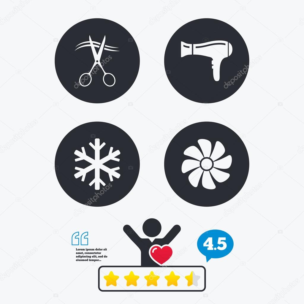 Hotel services icons
