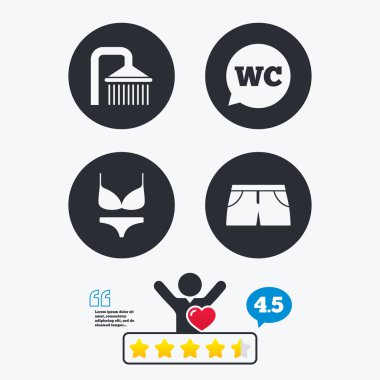 Yüzme Havuzu simgeler.