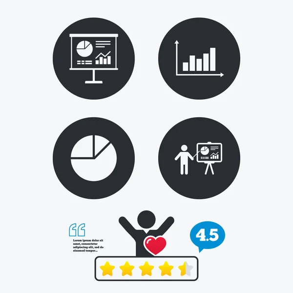 Diagramm Diagramm Tortendiagramm. — Stockvektor