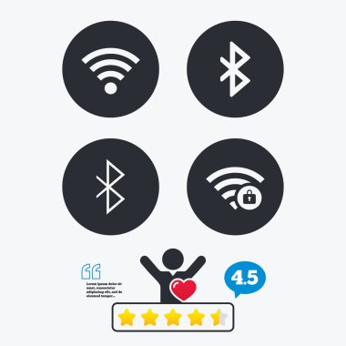WiFi ve Bluetooth simgeler