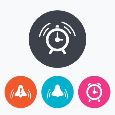 Alarm saati simgeler.