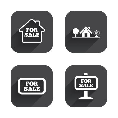 Satılık simgeler için.