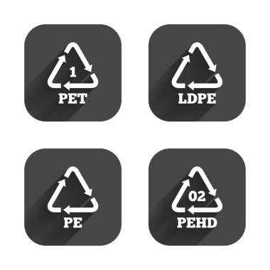 Evde beslenen hayvan, Ld-pe ve Hd-pe. Polietilen tereftalat