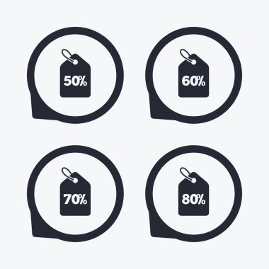 Satılık fiyat etiketi simgeler.