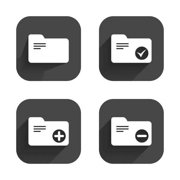 Accounting binders icons. — Stock Vector