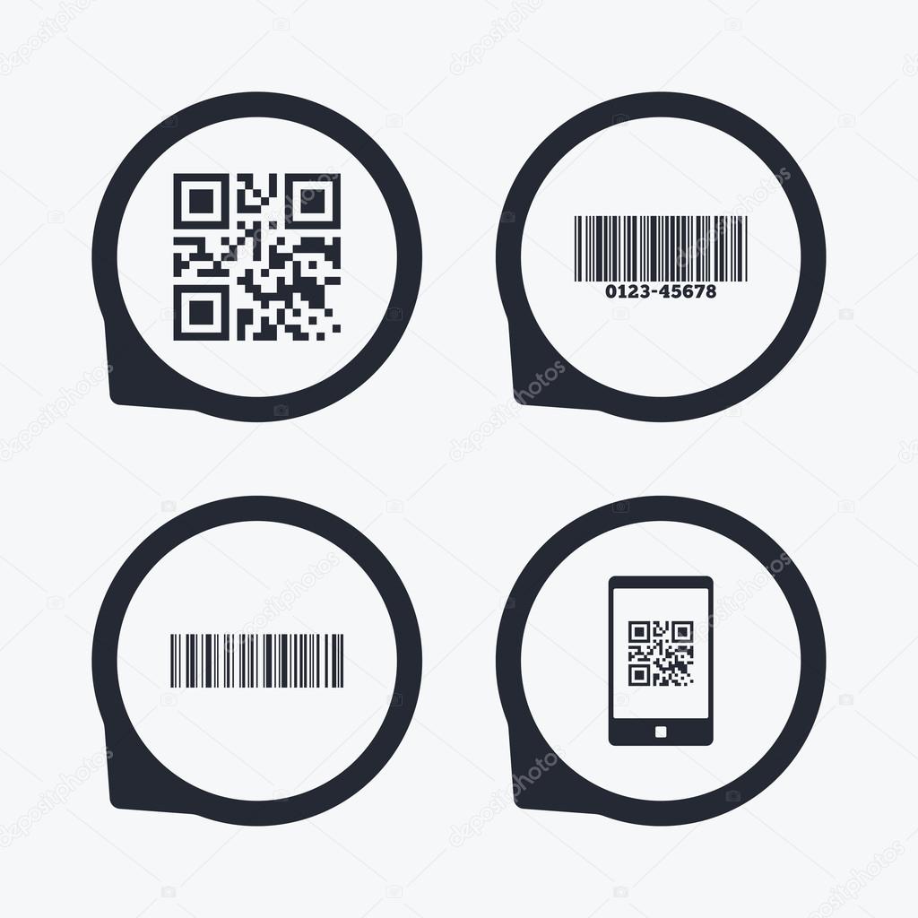 バーと Qr コード アイコン ストックベクター C Blankstock バーと Qr コード アイコン ストックベクター C Blankstock
