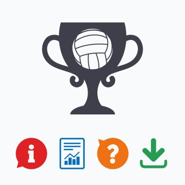 Voleybol işareti simgesi.