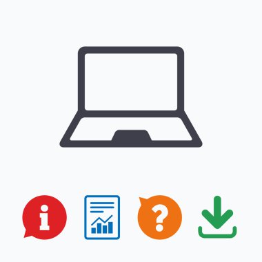 Dizüstü işareti simgesi.