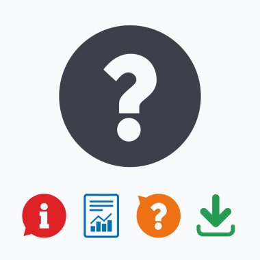 Soru işareti simgesi simgesi.