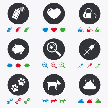 Veteriner, Evcil hayvan simgeler.