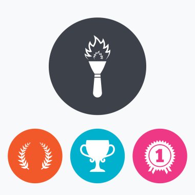 Birincilik Ödülü Kupası simgeler.