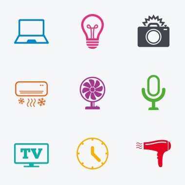 Ev aletleri, aygıt simgeleri.
