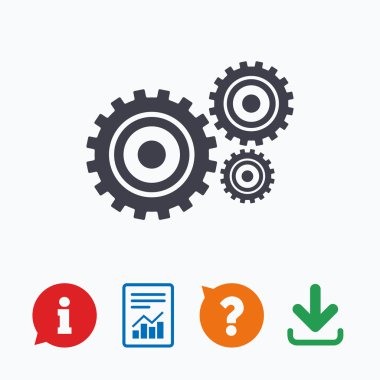 COG ayarları işareti simgesi.