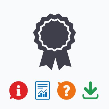 ödül madalya simgesi.