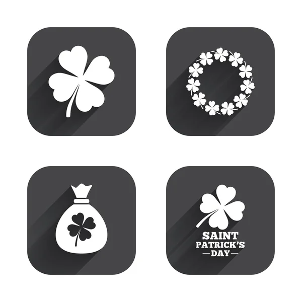 Saint Patrick day icons. — Stock Vector