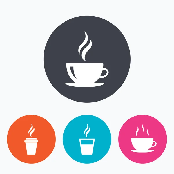 Kaffekopp ikon. — Stock vektor