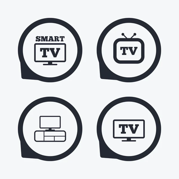 Smart TV mode icon. — Stock Vector