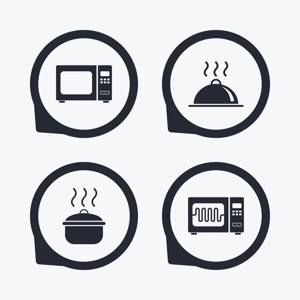 Microwave oven icon. — Stock Vector