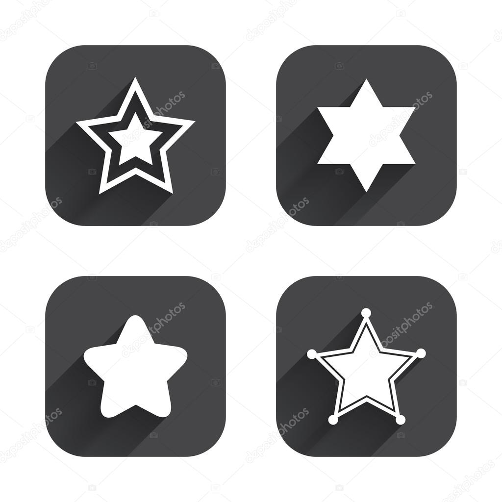 Star of David icons.