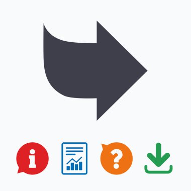 ok işareti simgesi.