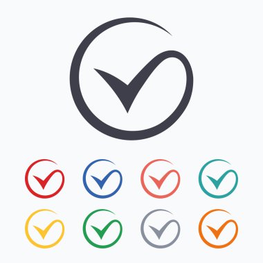 Onay işareti simgeleri