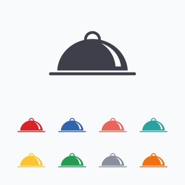 Yemek tabağı hizmet işaretleri