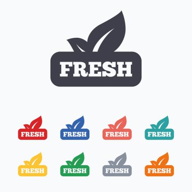 Taze ürün işareti simgeleri