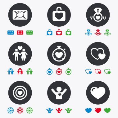 Aşk, Sevgililer günü simgeler.