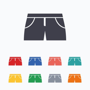 İşaretler kadın spor şort