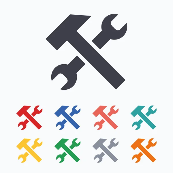 Repair tool sign icon. Service symbol. — Stock Vector