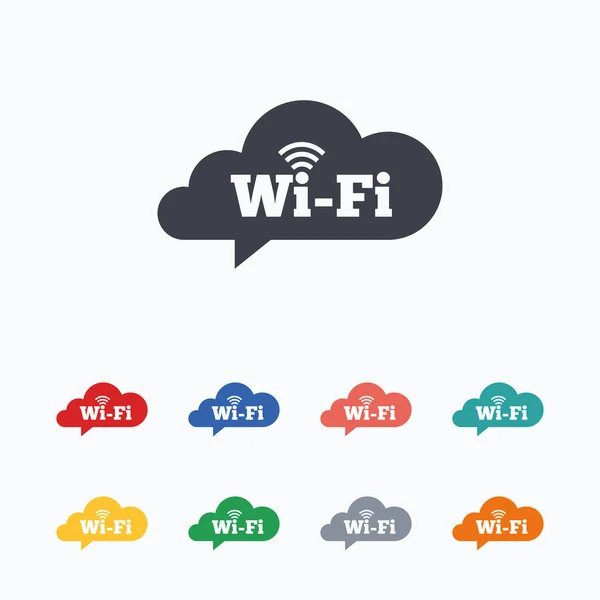 Free wifi signs — Stock Vector