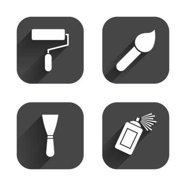 rulo, fırça simgeler